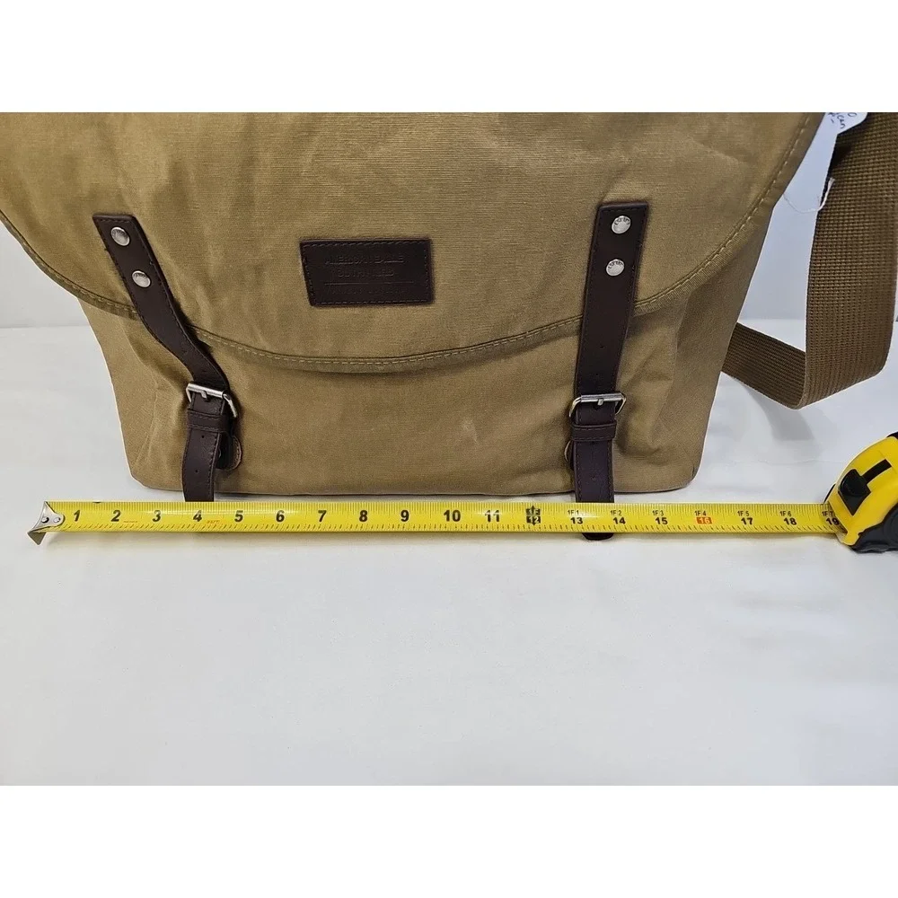 American Eagle Outfitters EUC VTG Canvas Laptop Messenger Bag Briefcase Satchel